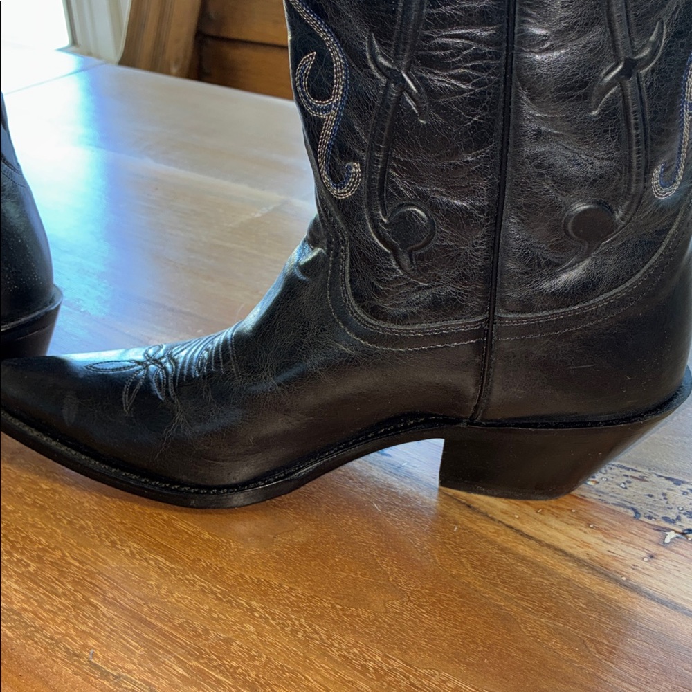 Justin Black women’s cowboy boots - Picture 9 of 11